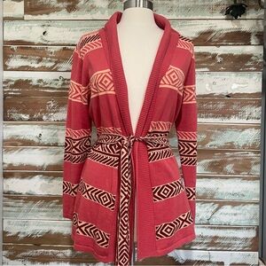🌸SOLD🌸 NWT PENDLETON Women's Lightweight Shawl  Aztec Linen Cotton Cardigan